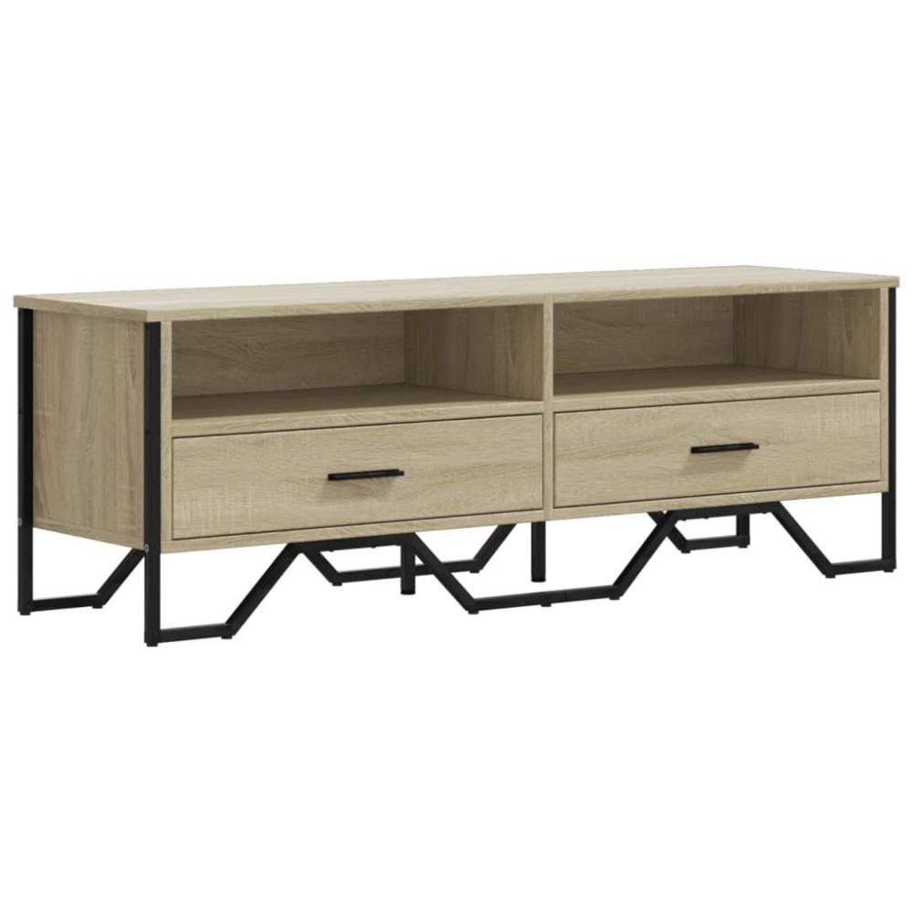 vidaXL Έπιπλο Τηλεόρασης Sonoma Δρυς 122x34x41 εκ. Επεξεργασμένο Ξύλο