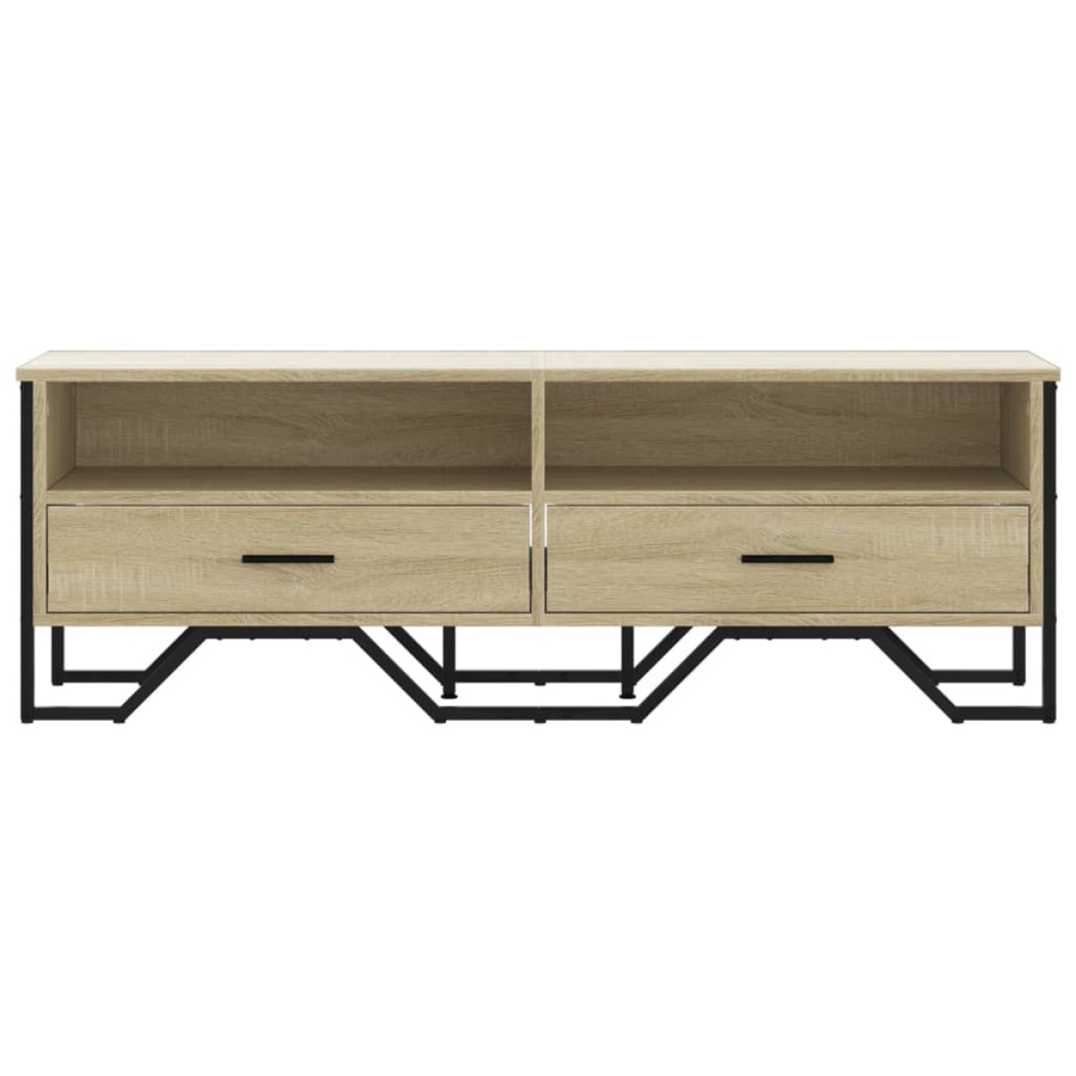 vidaXL Έπιπλο Τηλεόρασης Sonoma Δρυς 122x34x41 εκ. Επεξεργασμένο Ξύλο