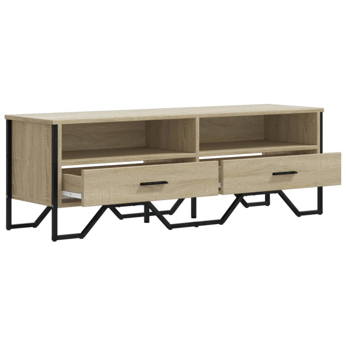 vidaXL Έπιπλο Τηλεόρασης Sonoma Δρυς 122x34x41 εκ. Επεξεργασμένο Ξύλο