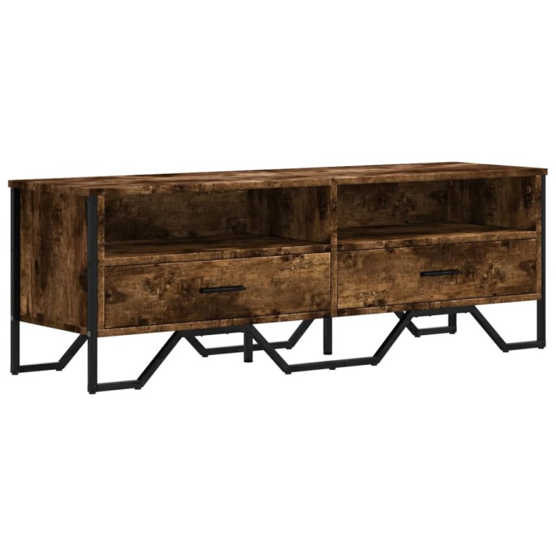 vidaXL Έπιπλο Τηλεόρασης Καπνιστή Δρυς 122x34x41εκ. Επεξεργασμένο Ξύλο