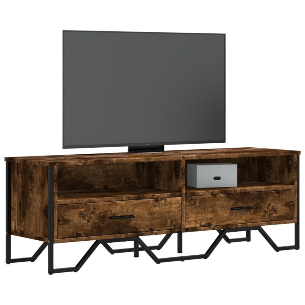 vidaXL Έπιπλο Τηλεόρασης Καπνιστή Δρυς 122x34x41εκ. Επεξεργασμένο Ξύλο