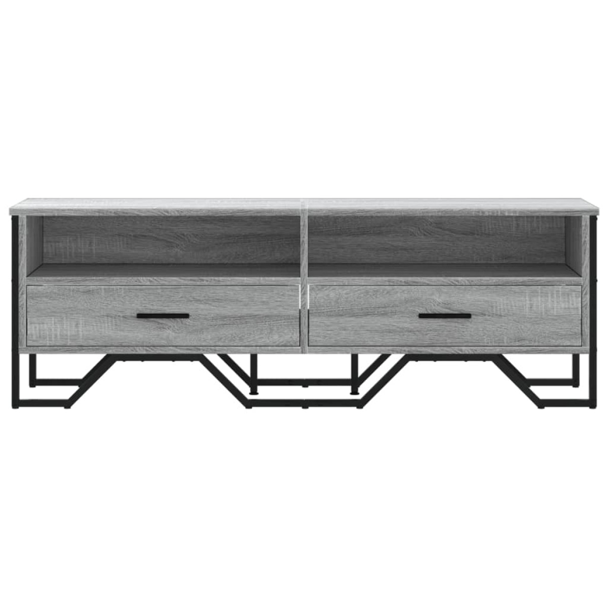 vidaXL Έπιπλο Τηλεόρασης Γκρι Sonoma 122x34x41 εκ. από Επεξεργ. Ξύλο
