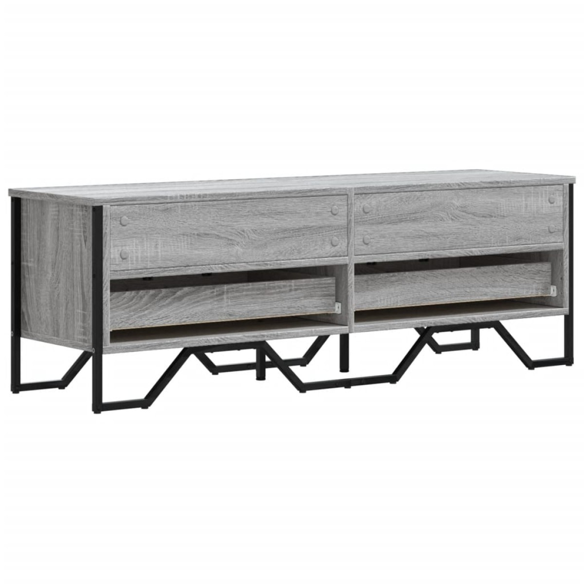 vidaXL Έπιπλο Τηλεόρασης Γκρι Sonoma 122x34x41 εκ. από Επεξεργ. Ξύλο