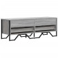 vidaXL Έπιπλο Τηλεόρασης Γκρι Sonoma 122x34x41 εκ. από Επεξεργ. Ξύλο