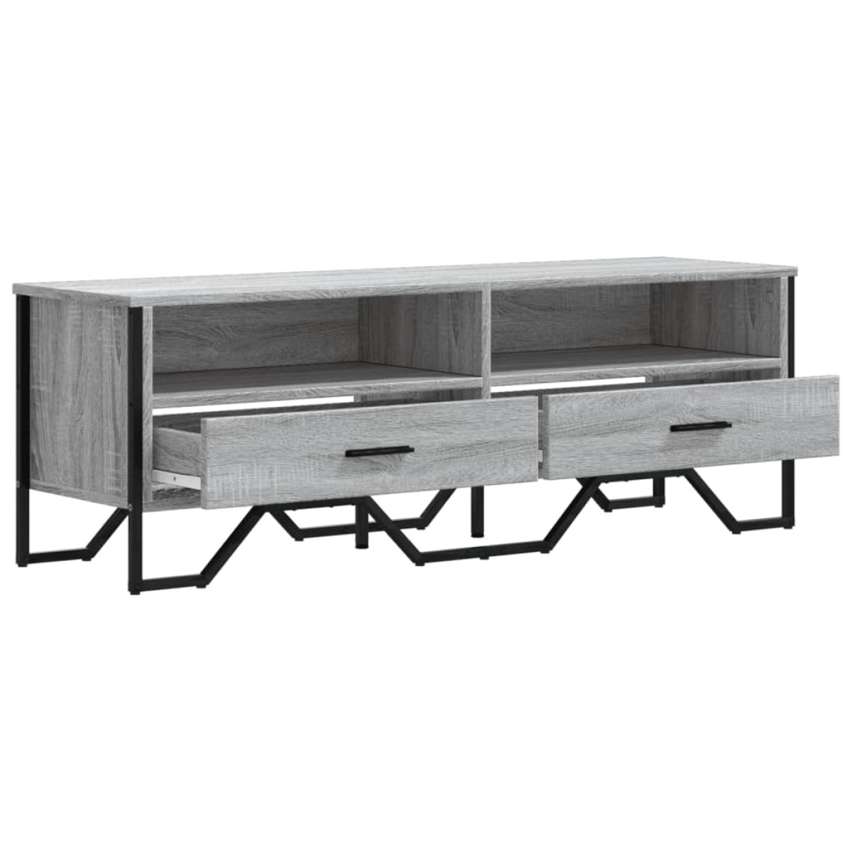 vidaXL Έπιπλο Τηλεόρασης Γκρι Sonoma 122x34x41 εκ. από Επεξεργ. Ξύλο