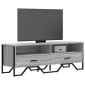 vidaXL Έπιπλο Τηλεόρασης Γκρι Sonoma 122x34x41 εκ. από Επεξεργ. Ξύλο