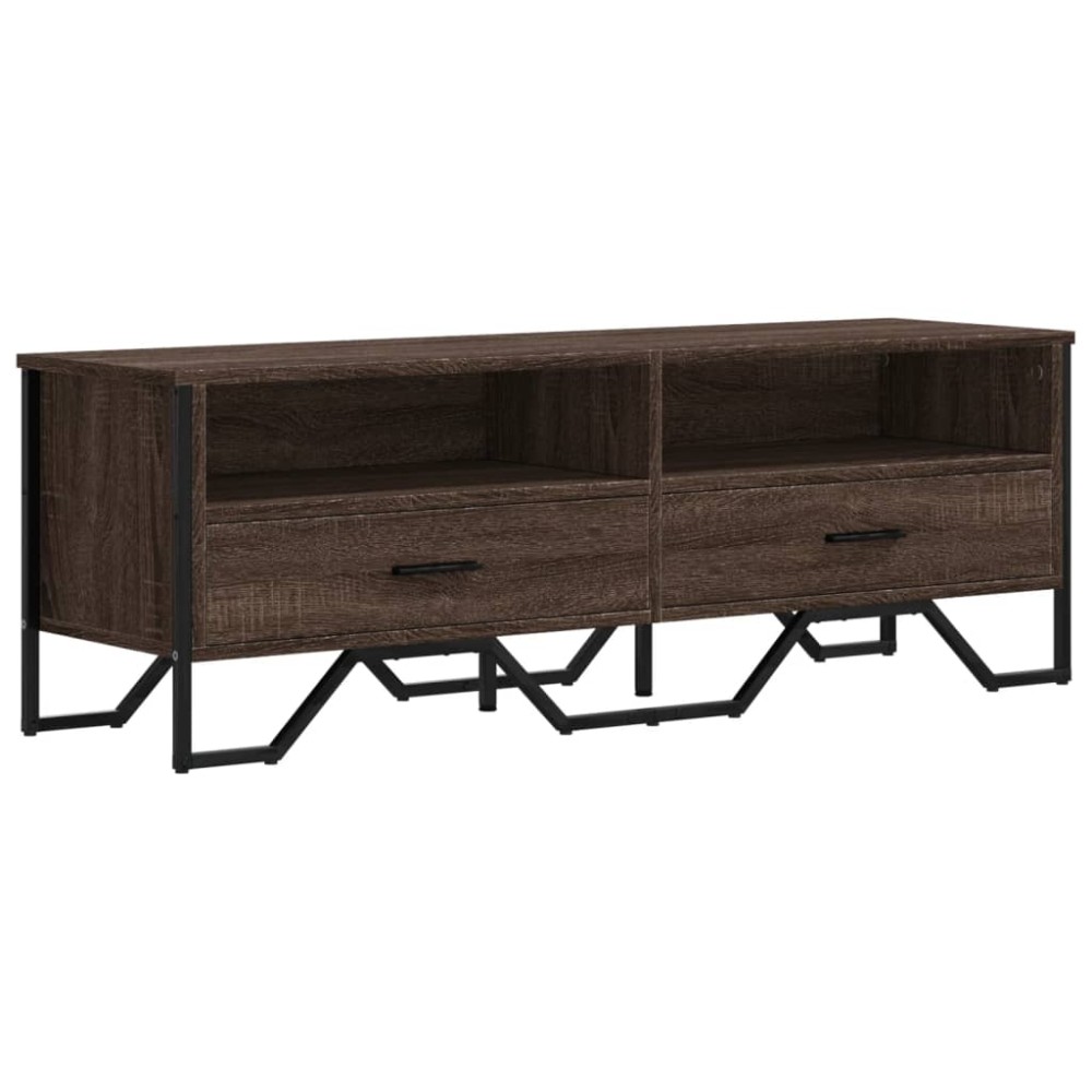vidaXL Έπιπλο Τηλεόρασης Καπνιστή Δρυς 122x34x41εκ. Επεξεργασμένο Ξύλο