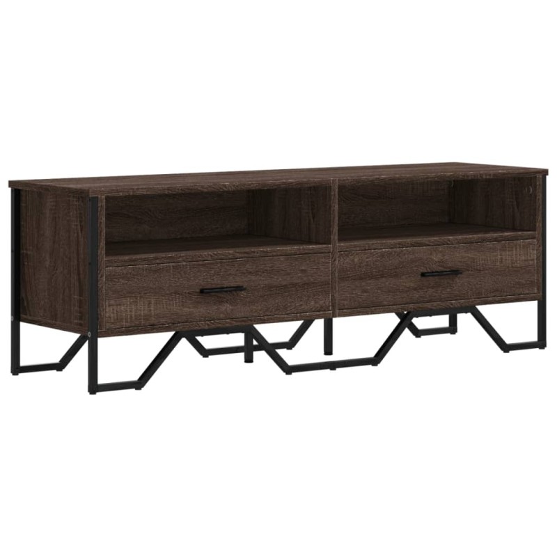 vidaXL Έπιπλο Τηλεόρασης Καπνιστή Δρυς 122x34x41εκ. Επεξεργασμένο Ξύλο