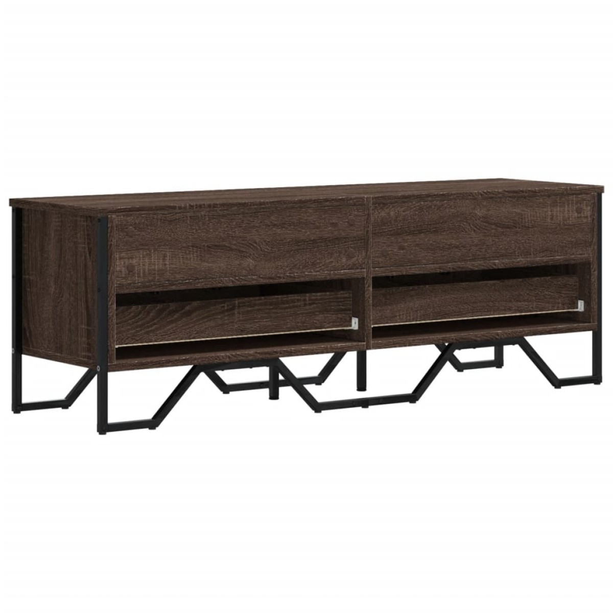 vidaXL Έπιπλο Τηλεόρασης Καπνιστή Δρυς 122x34x41εκ. Επεξεργασμένο Ξύλο
