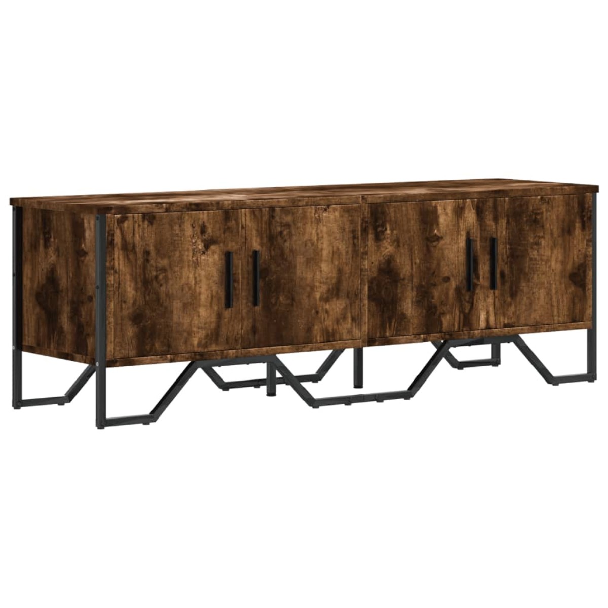 vidaXL Έπιπλο Τηλεόρασης Καπνιστή Δρυς 122x34x41εκ. Επεξεργασμένο Ξύλο
