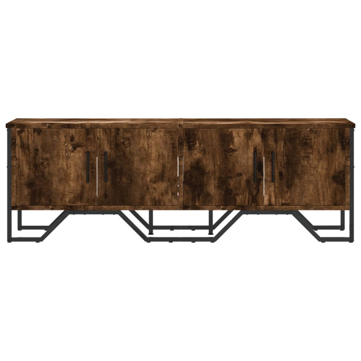 vidaXL Έπιπλο Τηλεόρασης Καπνιστή Δρυς 122x34x41εκ. Επεξεργασμένο Ξύλο