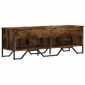 vidaXL Έπιπλο Τηλεόρασης Καπνιστή Δρυς 122x34x41εκ. Επεξεργασμένο Ξύλο