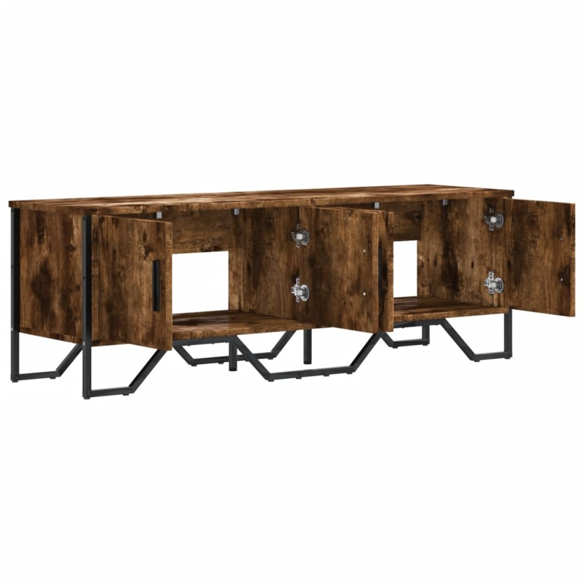 vidaXL Έπιπλο Τηλεόρασης Καπνιστή Δρυς 122x34x41εκ. Επεξεργασμένο Ξύλο