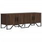 vidaXL Έπιπλο Τηλεόρασης Καπνιστή Δρυς 122x34x41εκ. Επεξεργασμένο Ξύλο