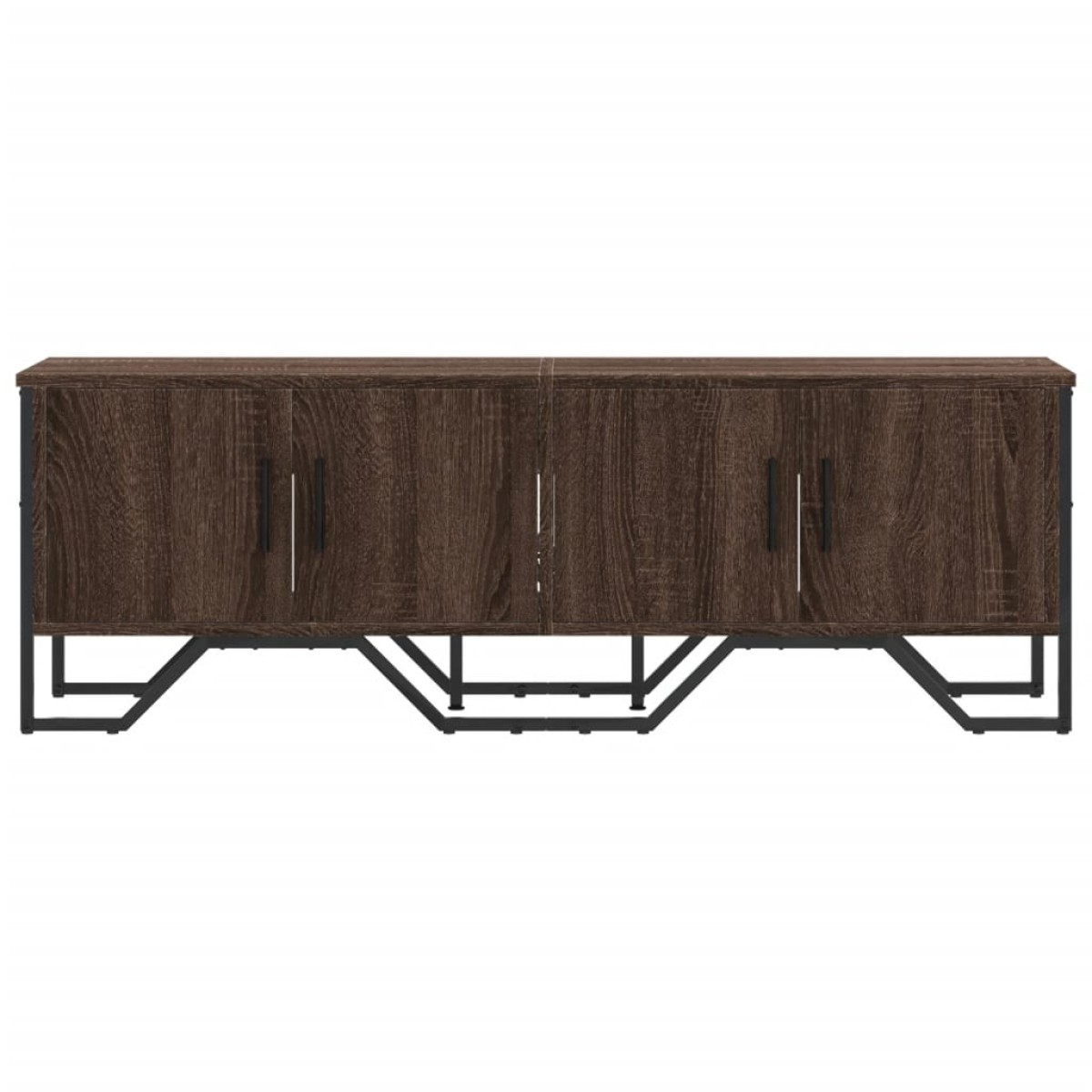 vidaXL Έπιπλο Τηλεόρασης Καπνιστή Δρυς 122x34x41εκ. Επεξεργασμένο Ξύλο