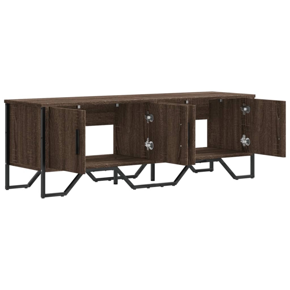 vidaXL Έπιπλο Τηλεόρασης Καπνιστή Δρυς 122x34x41εκ. Επεξεργασμένο Ξύλο