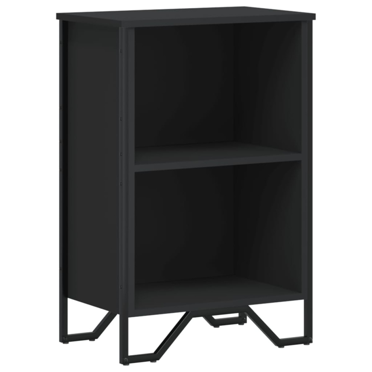vidaXL Βιβλιοθήκη Μαύρη 50x31x74,5 εκ. από Επεξεργασμένο Ξύλο