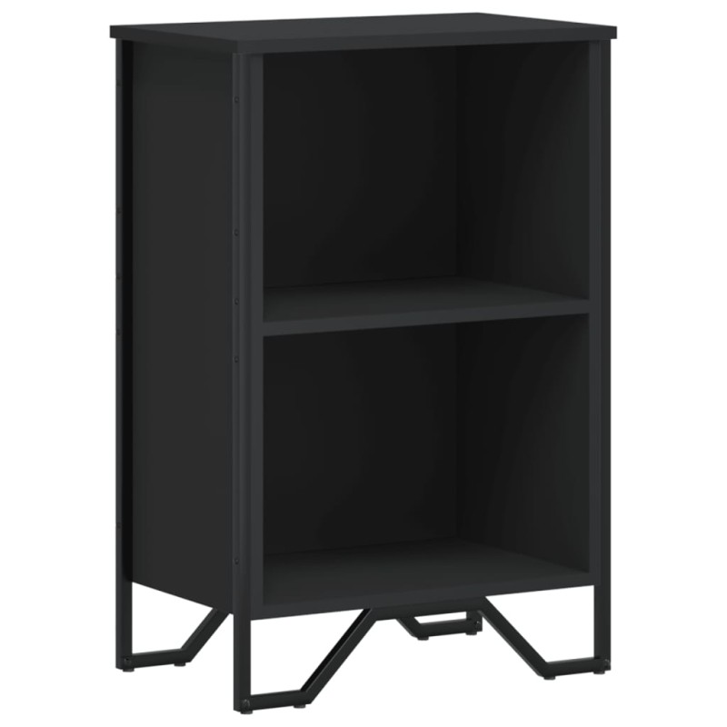 vidaXL Βιβλιοθήκη Μαύρη 50x31x74,5 εκ. από Επεξεργασμένο Ξύλο