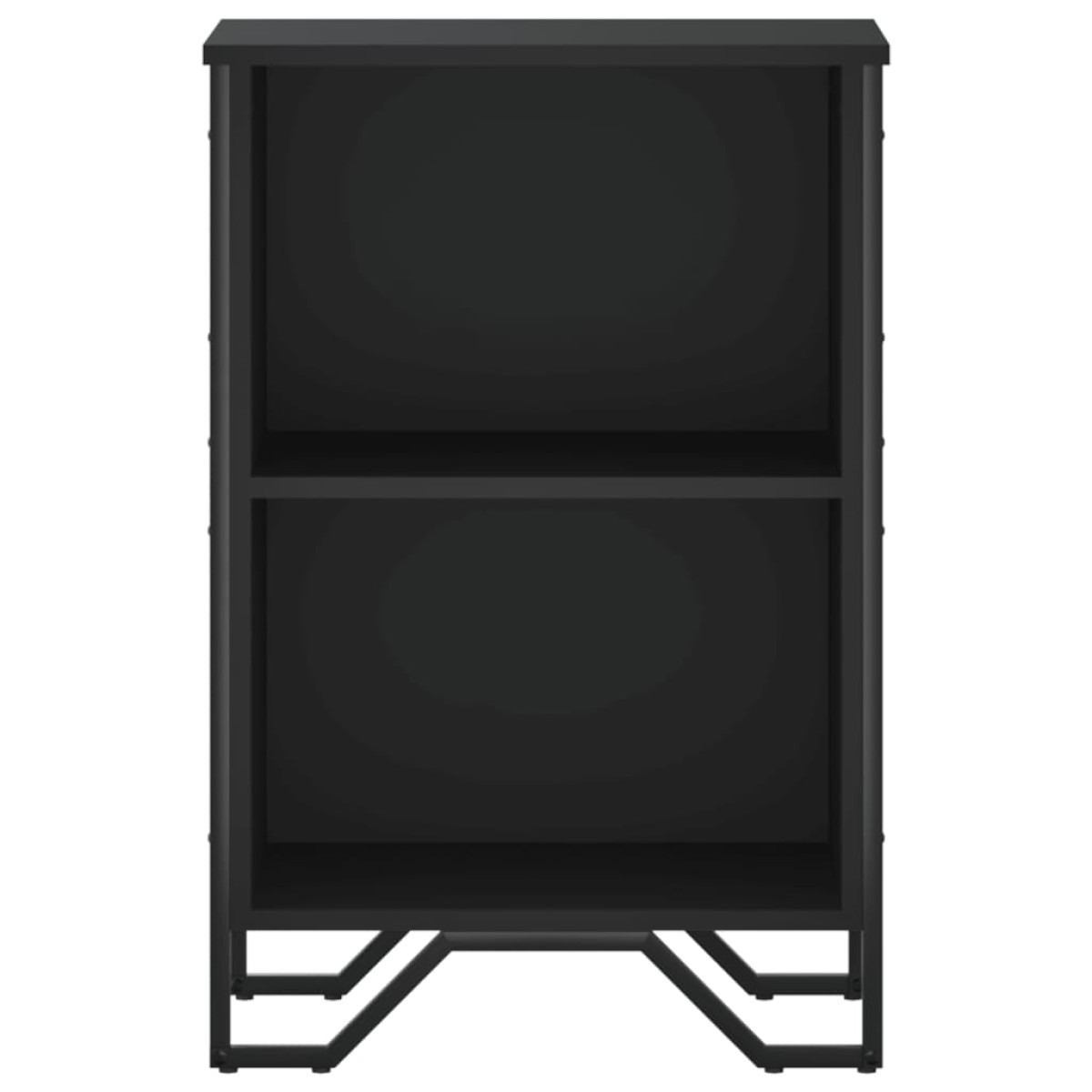 vidaXL Βιβλιοθήκη Μαύρη 50x31x74,5 εκ. από Επεξεργασμένο Ξύλο