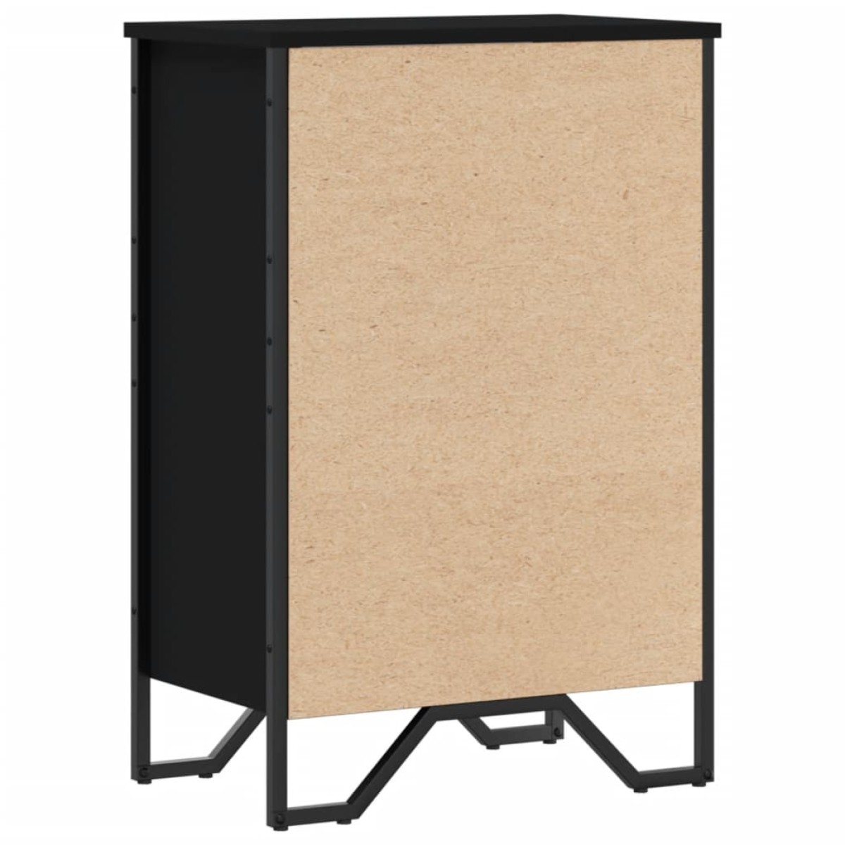 vidaXL Βιβλιοθήκη Μαύρη 50x31x74,5 εκ. από Επεξεργασμένο Ξύλο