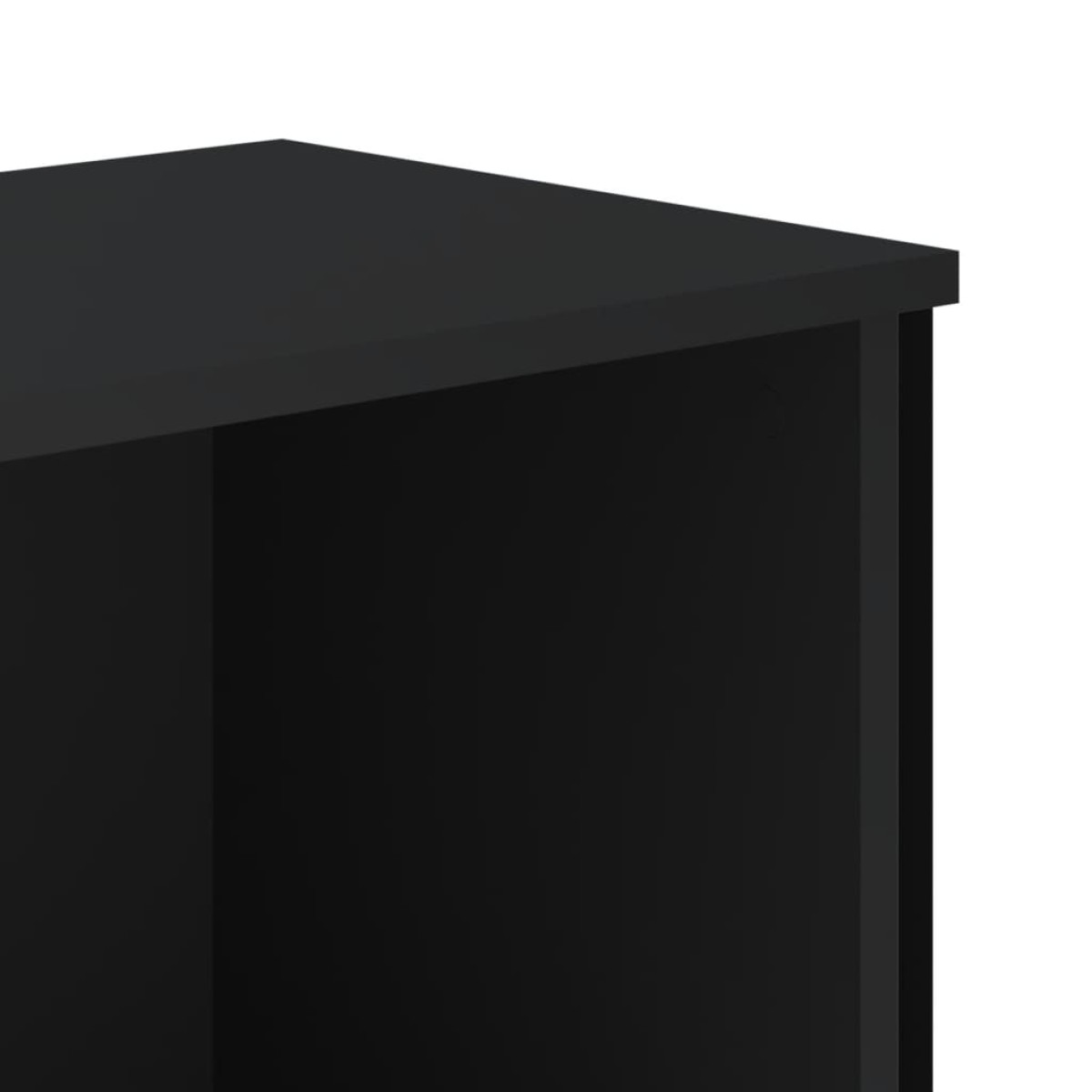 vidaXL Βιβλιοθήκη Μαύρη 50x31x74,5 εκ. από Επεξεργασμένο Ξύλο