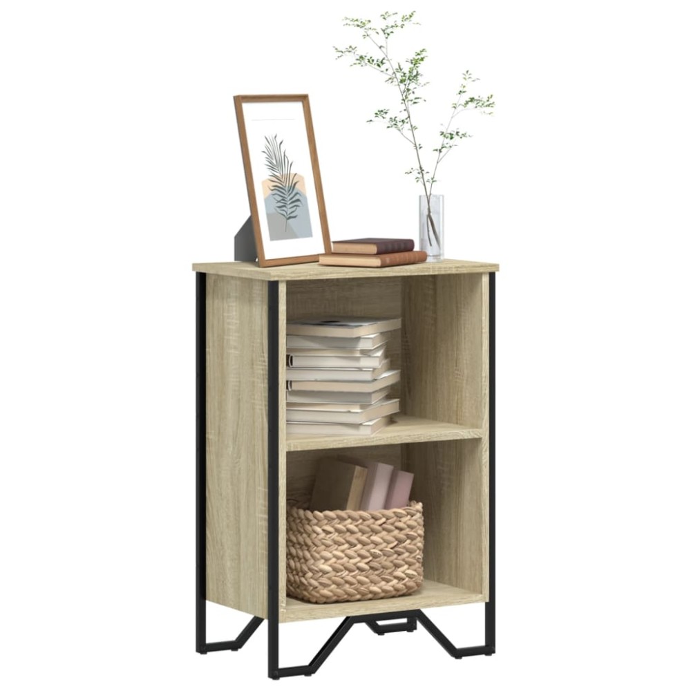 vidaXL Βιβλιοθήκη Sonoma Δρυς 50 x 31 x 74,5εκ. από Επεξεργασμένο Ξύλο