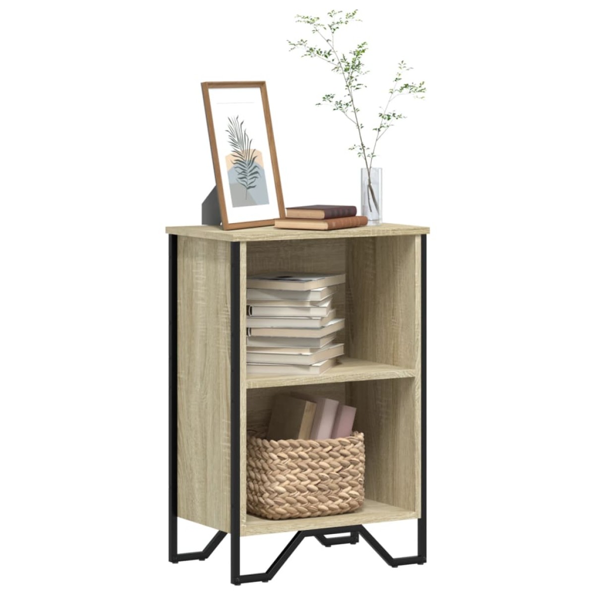 vidaXL Βιβλιοθήκη Sonoma Δρυς 50 x 31 x 74,5εκ. από Επεξεργασμένο Ξύλο