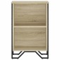 vidaXL Βιβλιοθήκη Sonoma Δρυς 50 x 31 x 74,5εκ. από Επεξεργασμένο Ξύλο