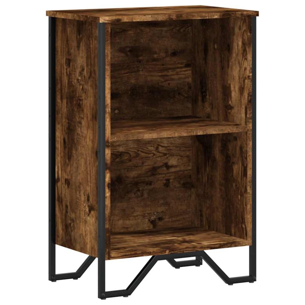 vidaXL Βιβλιοθήκη Καπνιστή Δρυς 50x31x74,5 εκ. από Επεξεργασμένο Ξύλο