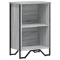 vidaXL Βιβλιοθήκη Γκρι Sonoma 50x31x74,5 εκ. από Επεξεργ. Ξύλο