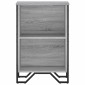 vidaXL Βιβλιοθήκη Γκρι Sonoma 50x31x74,5 εκ. από Επεξεργ. Ξύλο