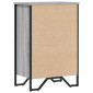 vidaXL Βιβλιοθήκη Γκρι Sonoma 50x31x74,5 εκ. από Επεξεργ. Ξύλο