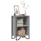 vidaXL Βιβλιοθήκη Γκρι Sonoma 50x31x74,5 εκ. από Επεξεργ. Ξύλο