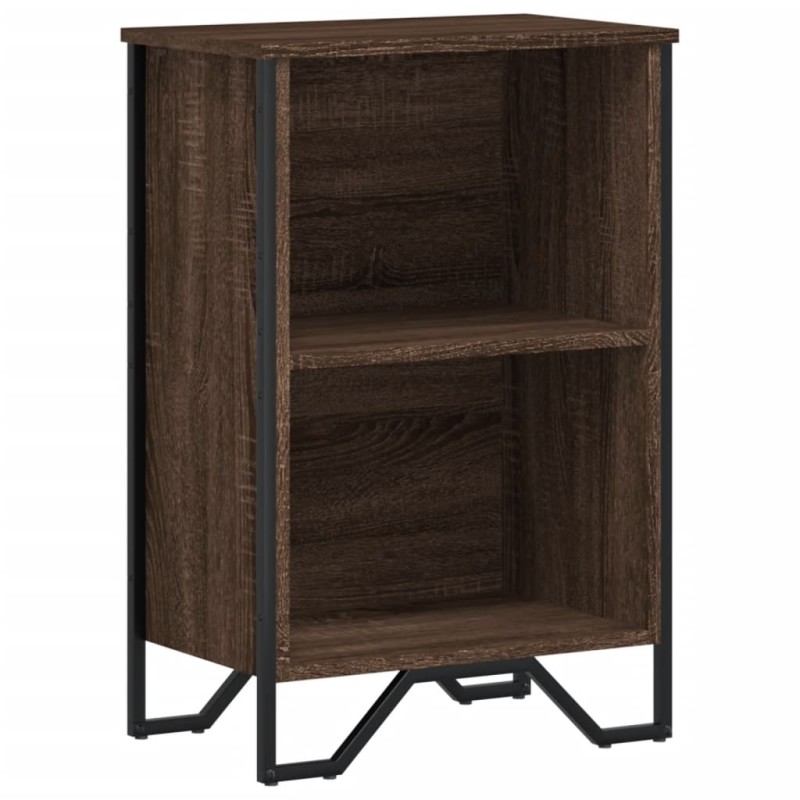 vidaXL Βιβλιοθήκη Καφέ Δρυς 50x31x74,5 εκ. από Επεξεργασμένο Ξύλο