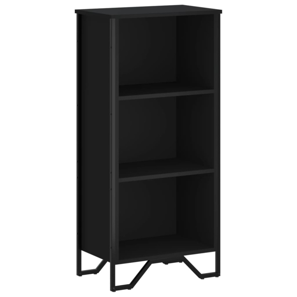vidaXL Βιβλιοθήκη Μαύρη 50x31x106 εκ. από Επεξεργασμένο Ξύλο