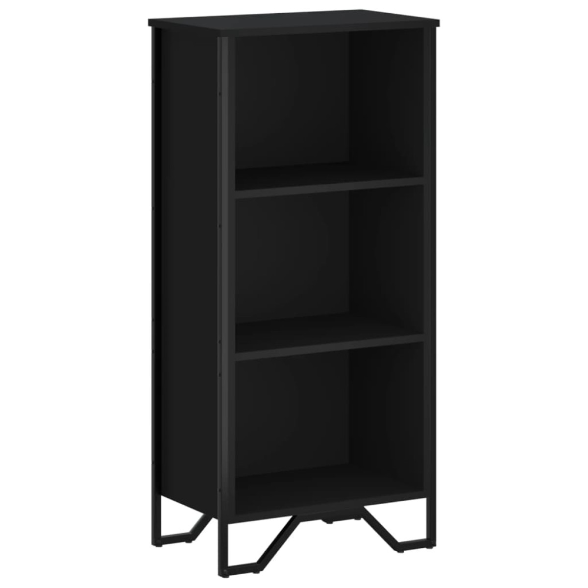 vidaXL Βιβλιοθήκη Μαύρη 50x31x106 εκ. από Επεξεργασμένο Ξύλο