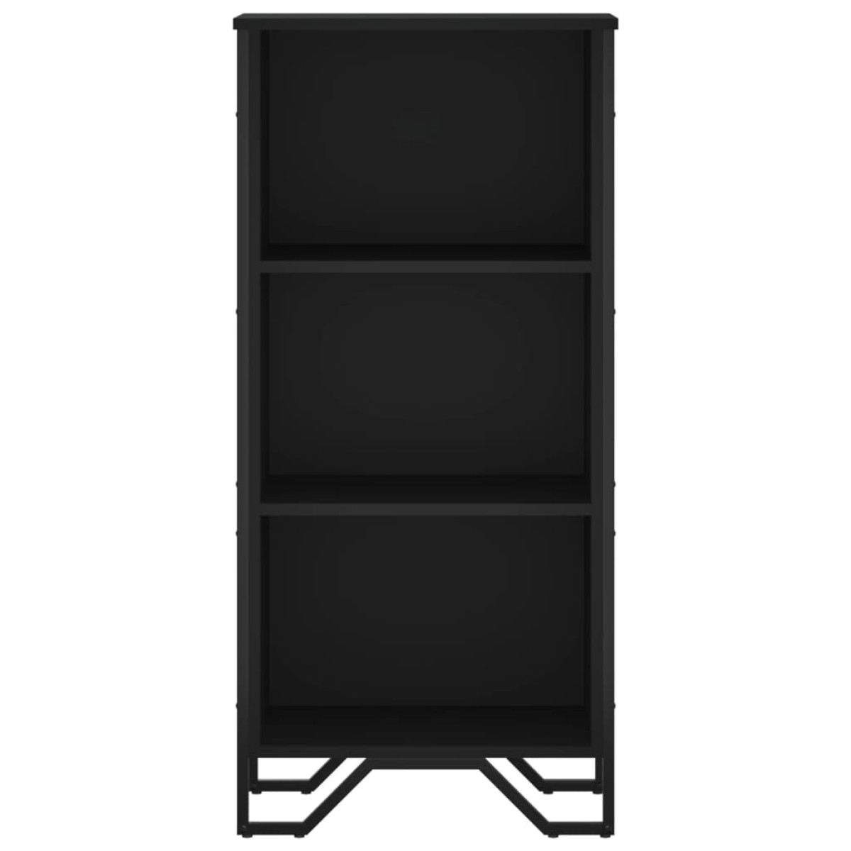 vidaXL Βιβλιοθήκη Μαύρη 50x31x106 εκ. από Επεξεργασμένο Ξύλο