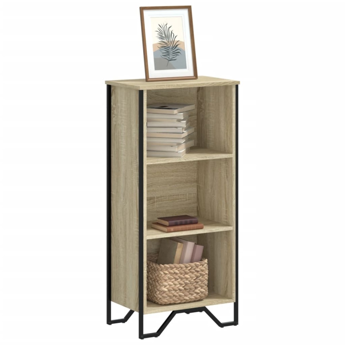 vidaXL Βιβλιοθήκη Sonoma Δρυς 50x31x106 εκ. από Επεξεργασμένο Ξύλο