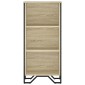 vidaXL Βιβλιοθήκη Sonoma Δρυς 50x31x106 εκ. από Επεξεργασμένο Ξύλο
