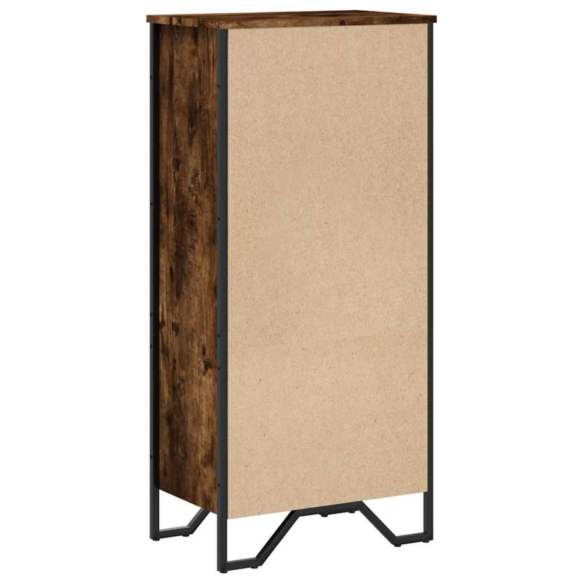 vidaXL Βιβλιοθήκη Καπνιστή Δρυς 50x31x106 εκ. από Επεξεργασμένο Ξύλο