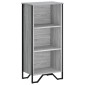 vidaXL Βιβλιοθήκη Γκρι Sonoma 50x31x106 εκ. από Επεξεργ. Ξύλο