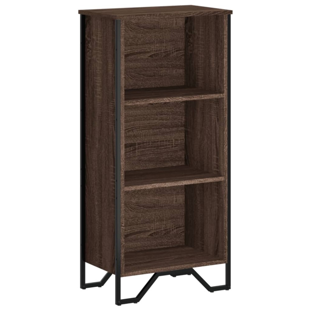 vidaXL Βιβλιοθήκη Καφέ Δρυς 50x31x106 εκ. από Επεξεργασμένο Ξύλο