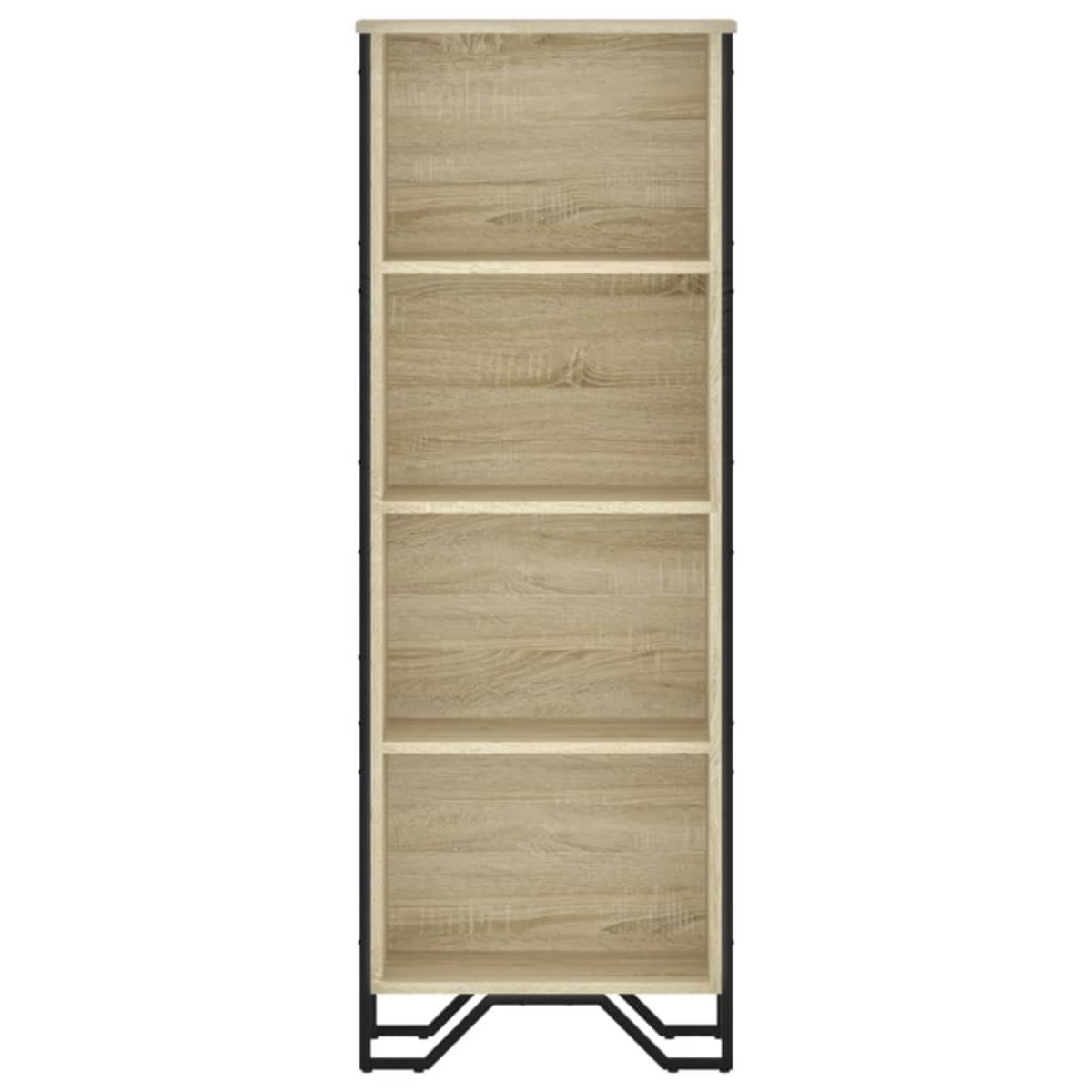 vidaXL Βιβλιοθήκη Sonoma Δρυς 50x31x137,5 εκ. από Επεξεργασμένο Ξύλο