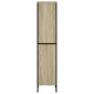 vidaXL Βιβλιοθήκη Sonoma Δρυς 50x31x137,5 εκ. από Επεξεργασμένο Ξύλο