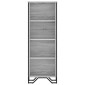 vidaXL Βιβλιοθήκη Γκρι Sonoma 50x31x137,5 εκ. από Επεξεργ. Ξύλο