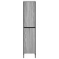 vidaXL Βιβλιοθήκη Γκρι Sonoma 50x31x137,5 εκ. από Επεξεργ. Ξύλο