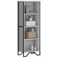 vidaXL Βιβλιοθήκη Γκρι Sonoma 50x31x137,5 εκ. από Επεξεργ. Ξύλο