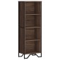vidaXL Βιβλιοθήκη Καφέ Δρυς 50x31x137,5 εκ. από Επεξεργασμένο Ξύλο