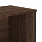 vidaXL Βιβλιοθήκη Καφέ Δρυς 50x31x137,5 εκ. από Επεξεργασμένο Ξύλο