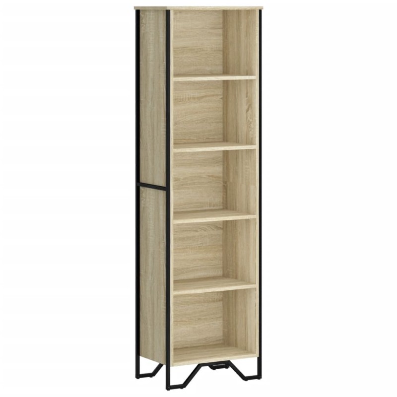 vidaXL Βιβλιοθήκη Sonoma Δρυς 50x31x169 εκ. από Επεξεργασμένο Ξύλο